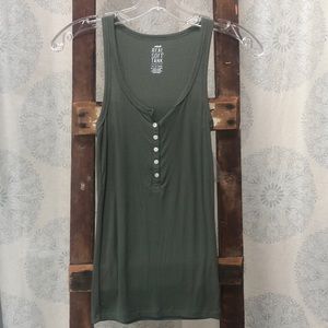 American Eagle Rib-knit Racer Tank